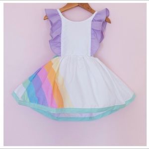 ❌SOLD❌NWT Pleiades Pastel Rainbow Belle Dress